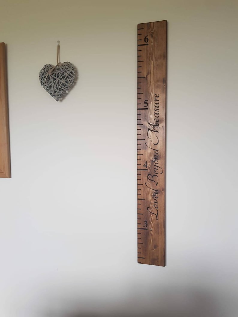 Rustic Giant Wooden Ruler 2'4 to 6'4 | Etsy