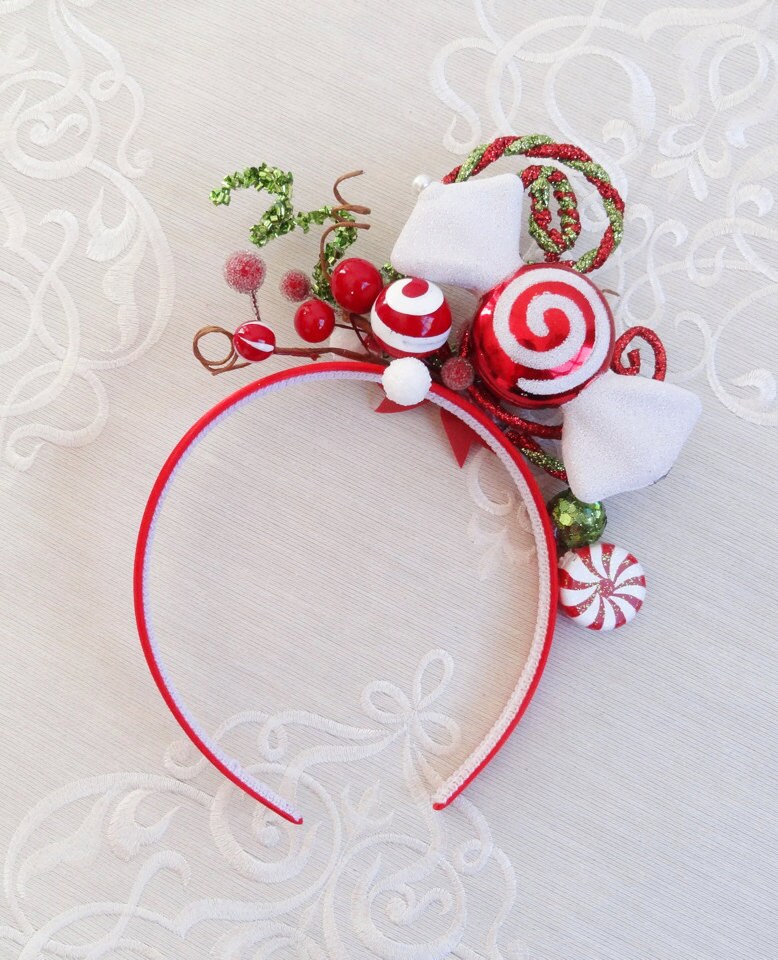 Christmas Headband Adult Christmas Headband for Women Etsy