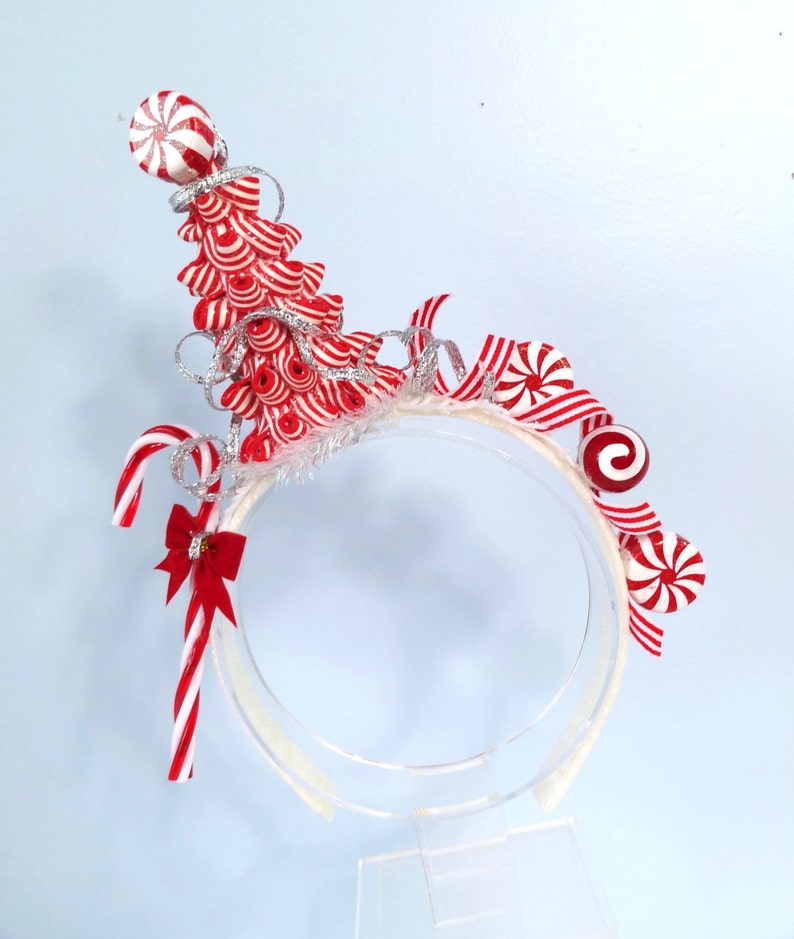 Candy cane headband christmas headband adult adult christmas Etsy