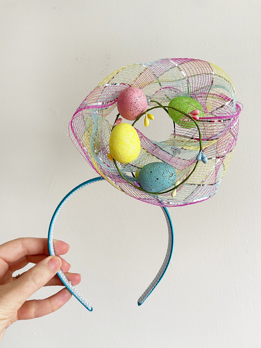 Abstract Birds Nest Headband Easter Fascinator Parade Etsy