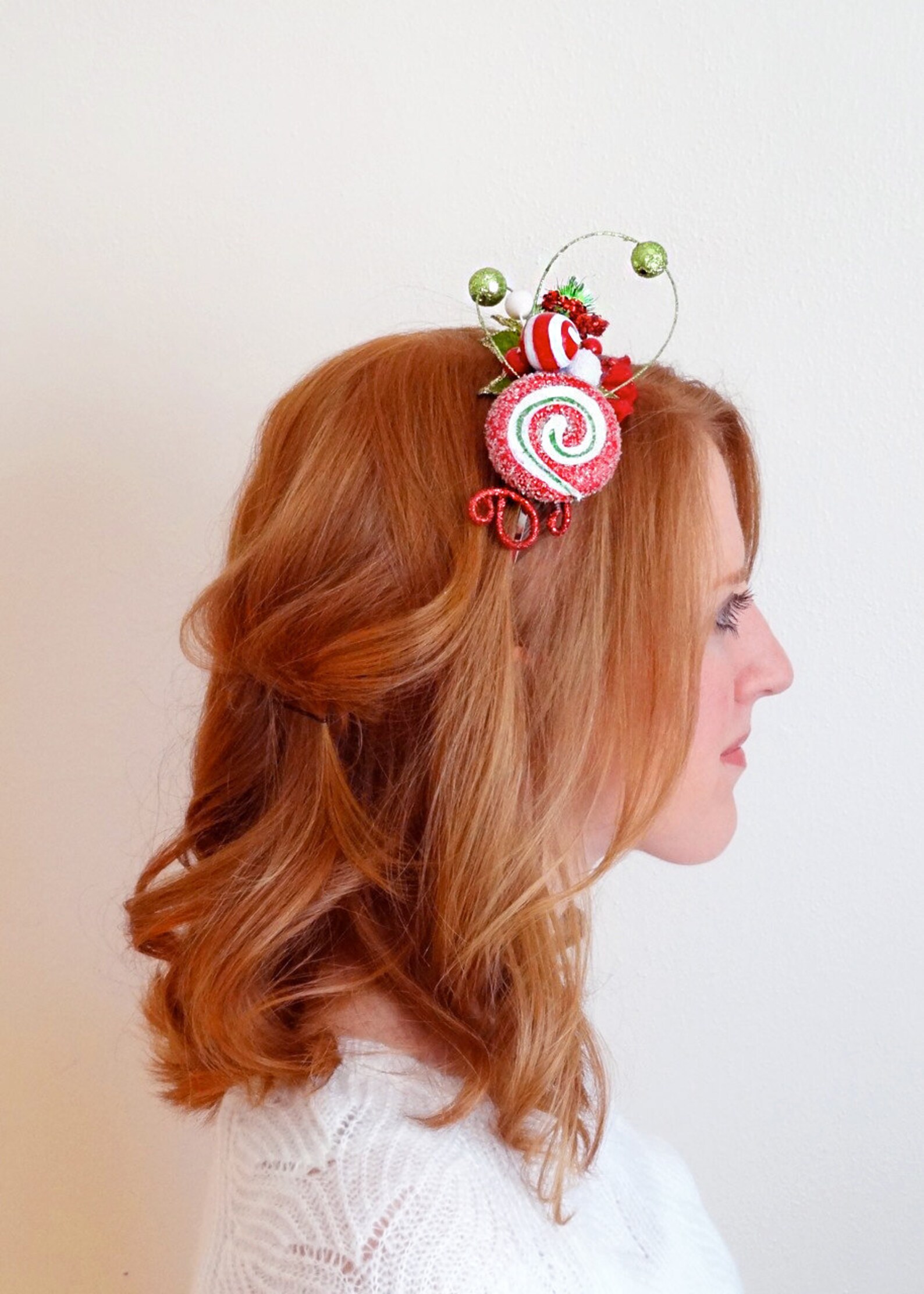 Christmas candy headband ugly sweater party headband holiday Etsy