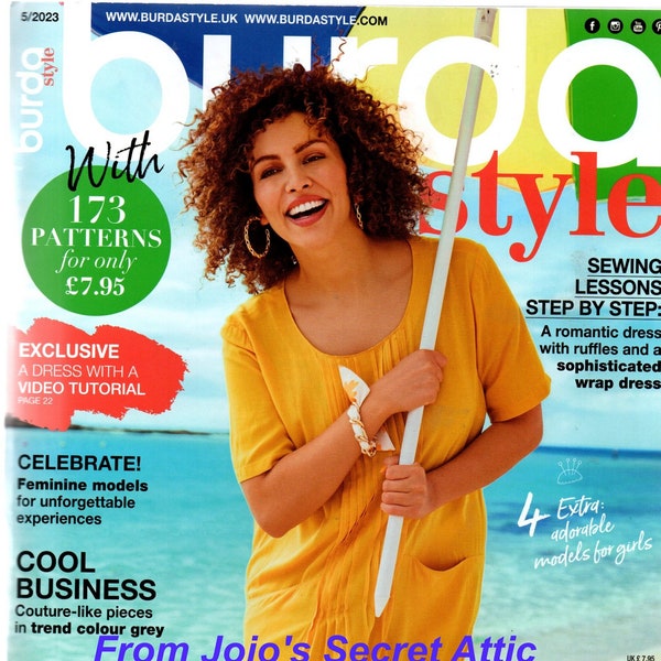 Burda Style Magazine MAI 05/2023 173 patrons neufs et non coupés