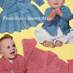 Vintage Bestway 2 ply and 3 ply Baby Pattern