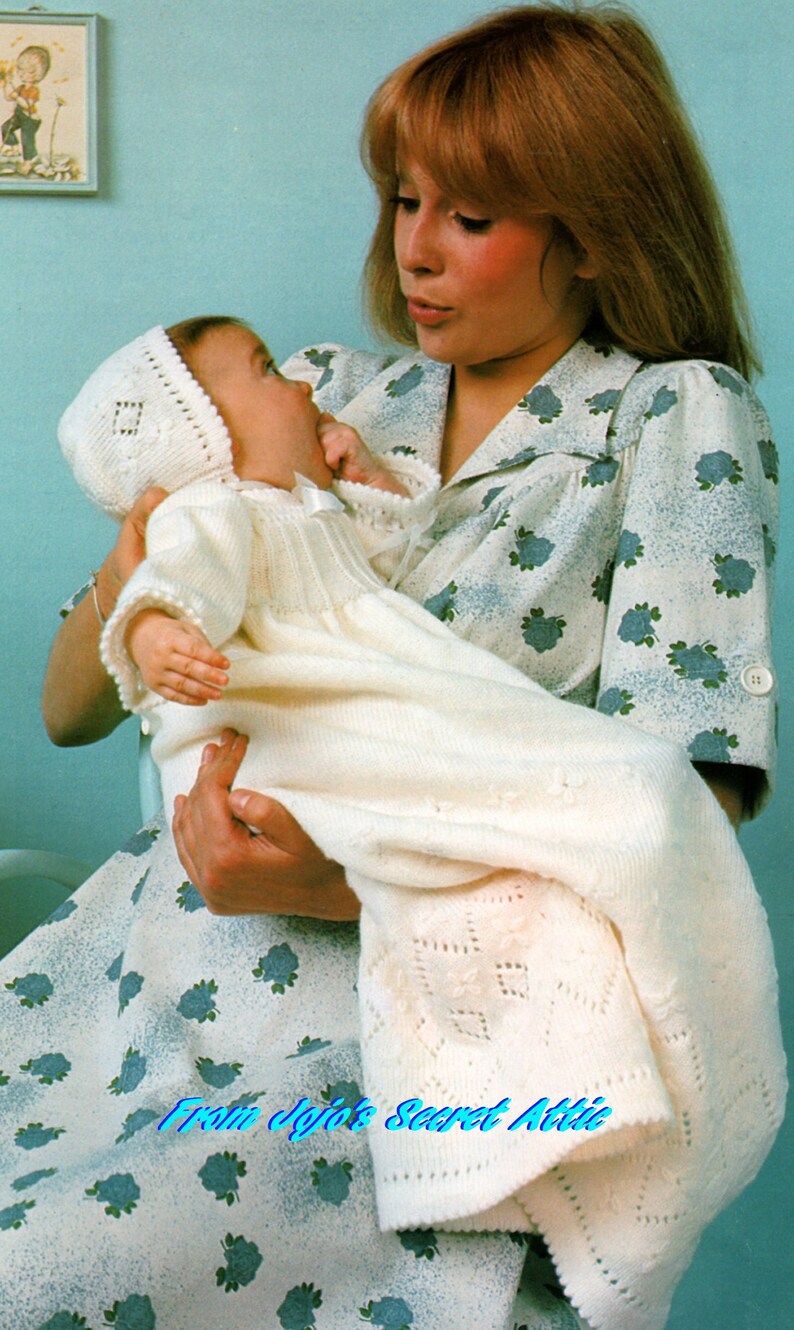 Christening Gown & Bonnet B118 - 6 Months Only