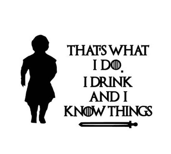 Tyrion Lannister Game Of Thrones Sticker That S What I Etsy