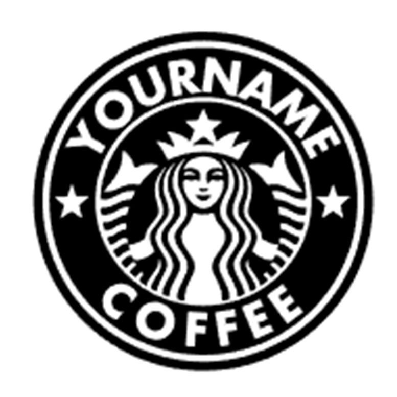 Iron On Starbucks Decal Starbucks Sticker DIY Starbucks