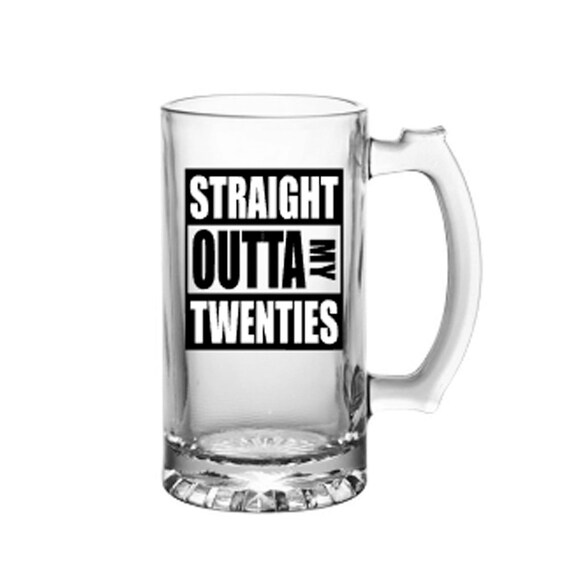30th Birthday Beer Mug Straight Outta My Twenties 1989 Etsy