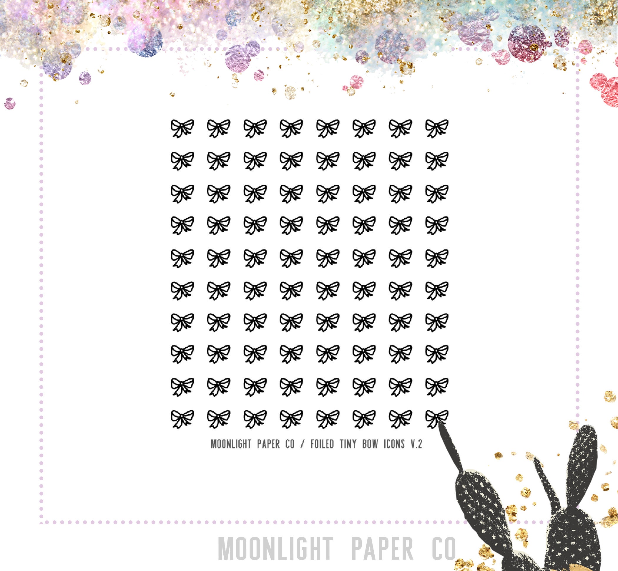 Folien Mini Schleife Icon V 2 K010 Etsy