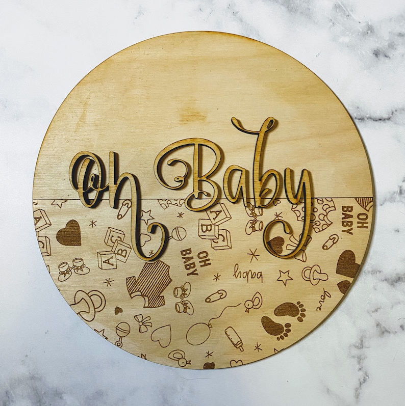 Baby Shower Gift Tags Oh Baby Doodle Engraving Pattern File Bundle Laser Engraving Files New Baby Doodle Engraving Pattern
