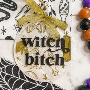 Witchy Ornaments SVG Bundle: Engraved Witchmas Designs (Digital Download) image 7