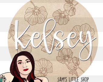 Kelsey Wildflowers ENGRAVING SVG File for Laser Cut Signs - Personal/Commercial Use License Included