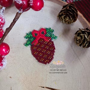 Diagramme pomme de pin de Noël PDF