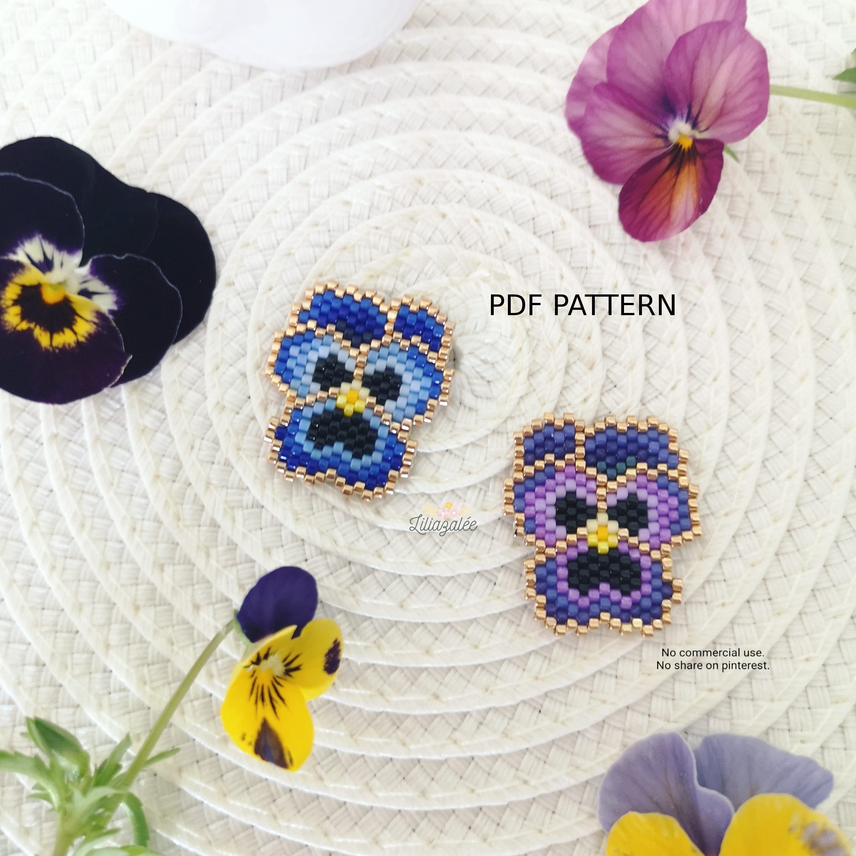 Pansy Diagram PDF (2 Versions) - Etsy