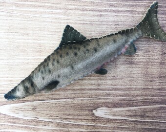 stuffed fish dog toy