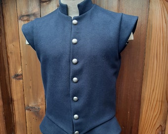 Teen Linen Sleeveless Medieval Shirt Green size 1314