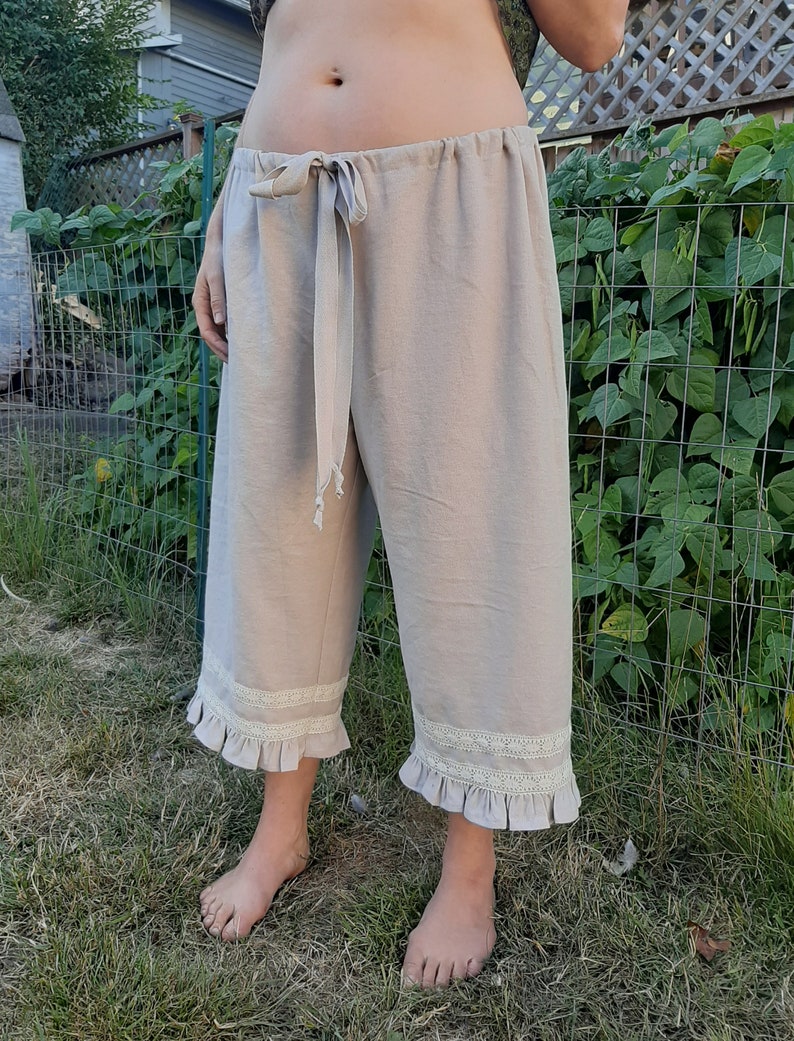 Vintage Style Natural Linen Bloomers Women's S-XL | Etsy