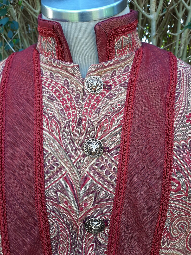 Large Men/'s Renaissance Doublet