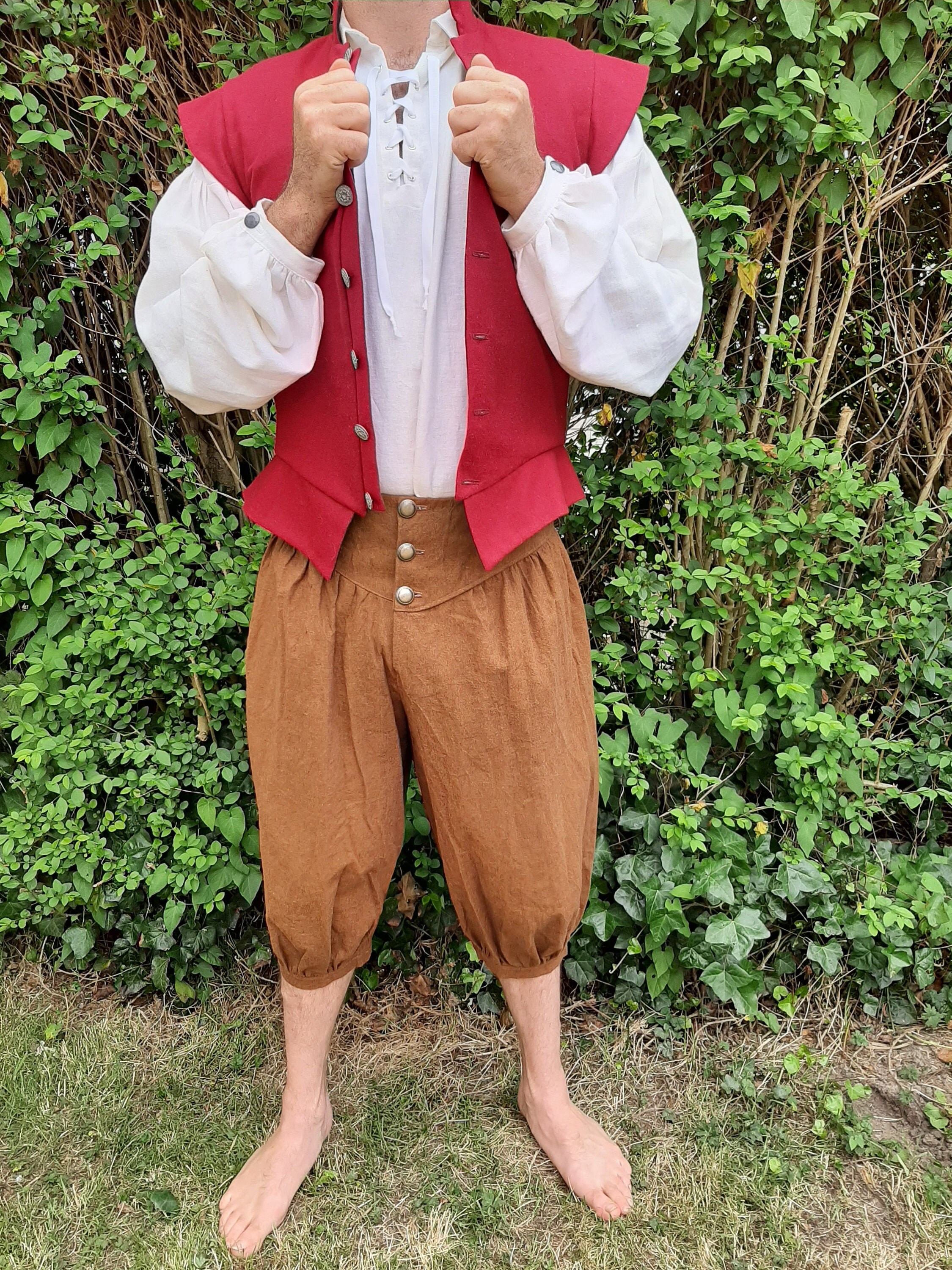 Men's Late Renaissance Pants Brown 