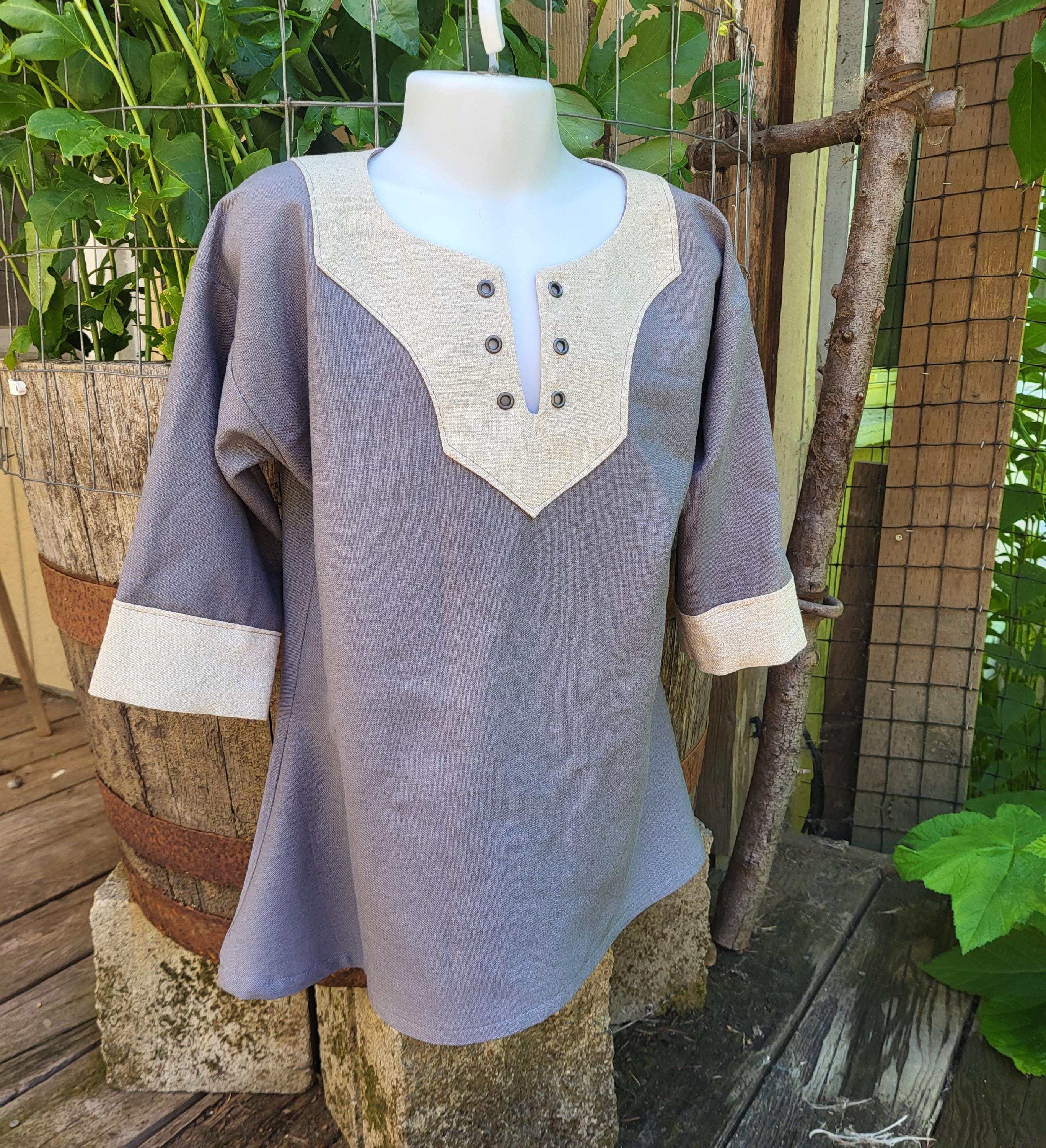 Linen Toddler Medieval Viking Tunic - 3T