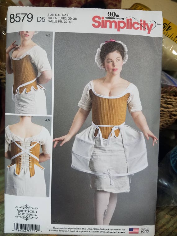 18th Century Teen / Ladies Undergarments Pattern XXS-M -  Canada