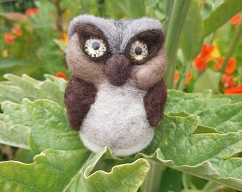 Needle Felted Owl