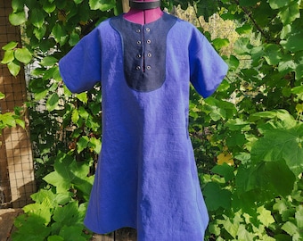 Child/Teen Linen Medieval/Viking Tunic - size 13