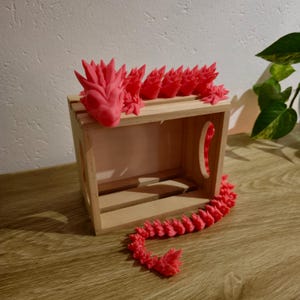 Articulated Flex Dragon - 3D Printed ADHD Sensory Fidget - Perfect gift for kids & adults.