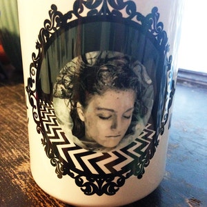 Laura Palmer Twin Peaks Coffee Mug microwave and dishwasher safe