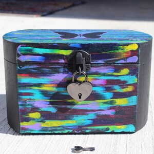 Psychedelic Painted Box