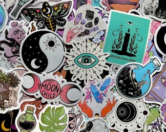 Witchy Sticker Pack, glänzende Vinyl-Aufkleber