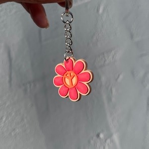 フラワーキーチェーン／70's／US VINTAGE KEY-CHAIN 70s Flower