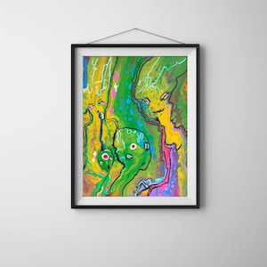 Trippy Alien Print