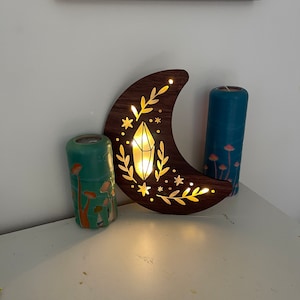 Crystal Moon LED lamp