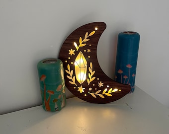 Crystal Moon LED lamp