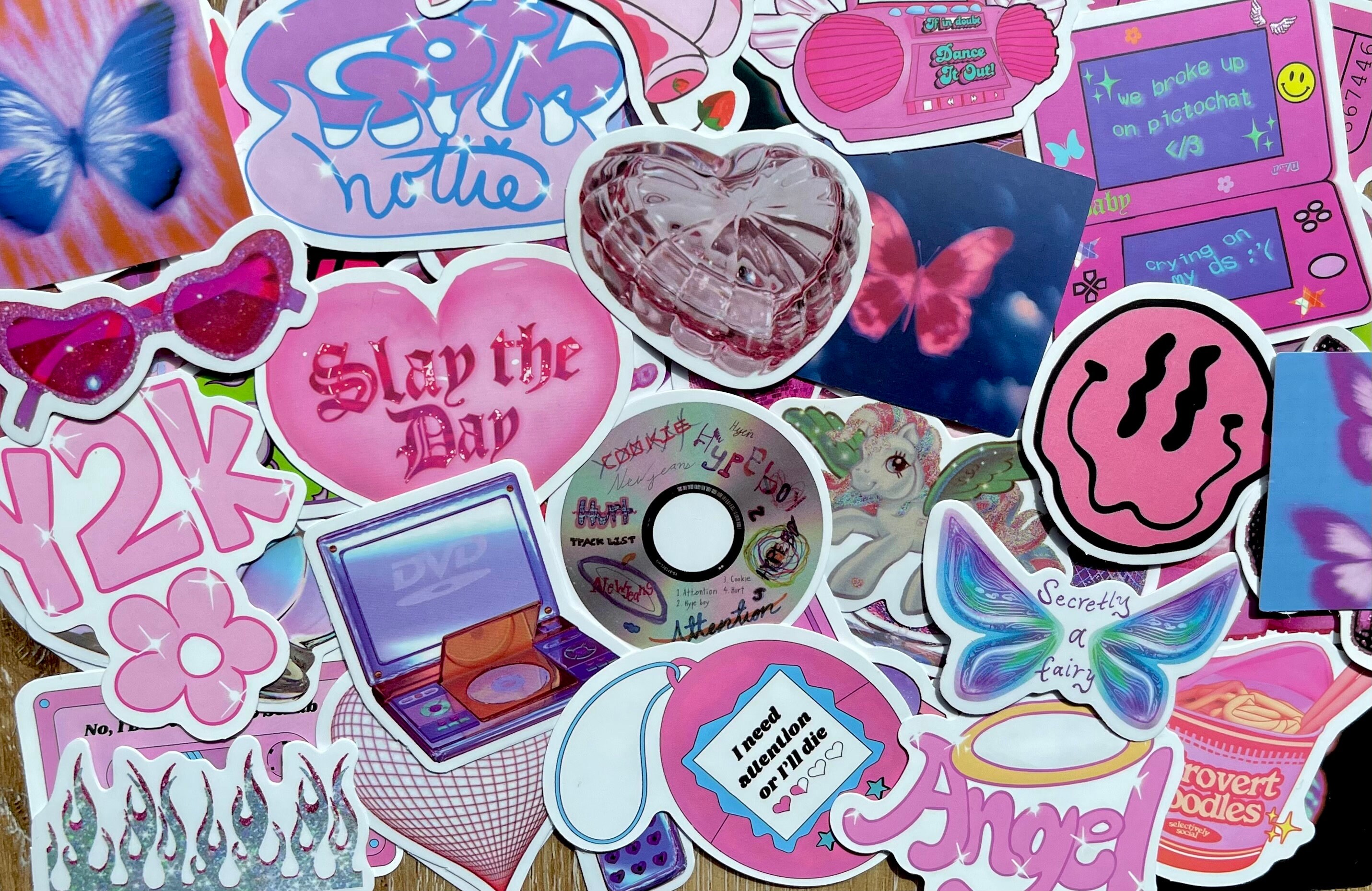 Mean Girl Sticker Pack 50 Pcs US Funny Movie Creative DIY Y2K Stickers for  Barbi Pink Laptop Luggage Computer Notebook Phone