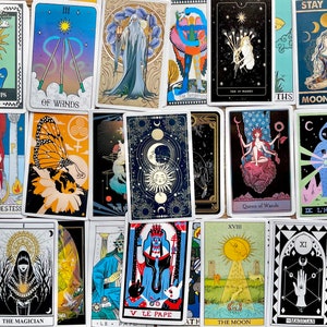 Tarot Card Mystical sticker pack