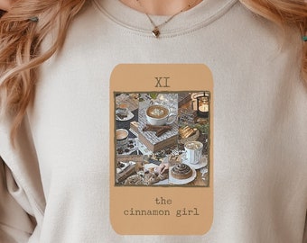 Tarot Card Shirt Coquette Sweatshirt Clean Girl Aesthetic Vanilla Girl Witchy Stuff Teenage Girl Gifts Granola Girl Coquette Clothes