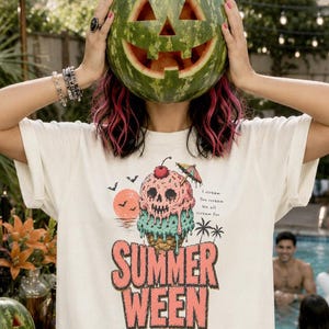 Summerween Shirt Pastel Goth Clothing Goth Clothes Mall Goth Teenager Girl Gift Tween Girl Gifts Grunge Clothes Beach Cover Up Gothic Summer