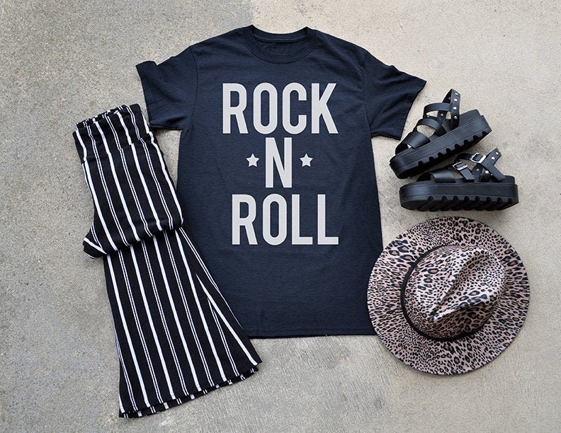 Rock-n-roll T-shirt Rock Tee for Women 