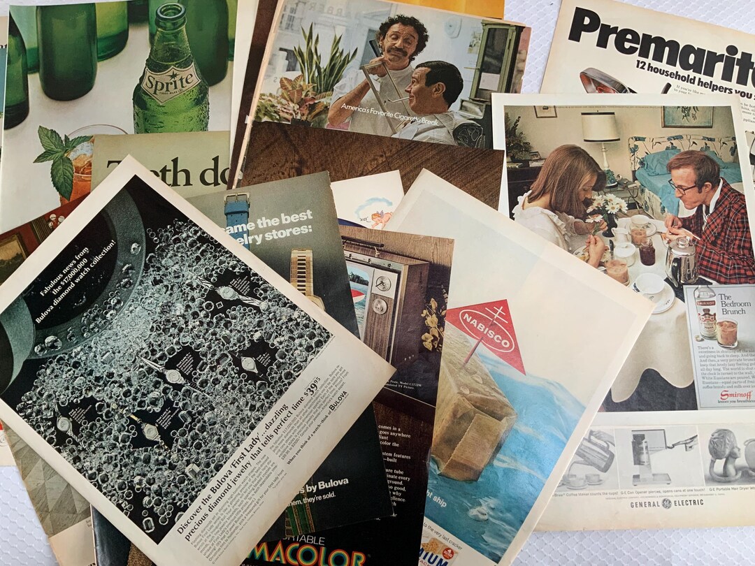 Lot Magazine Vintage Lot Magazine Ephemera 25 Full Page Ads LIFE Look Colliers Junk ...