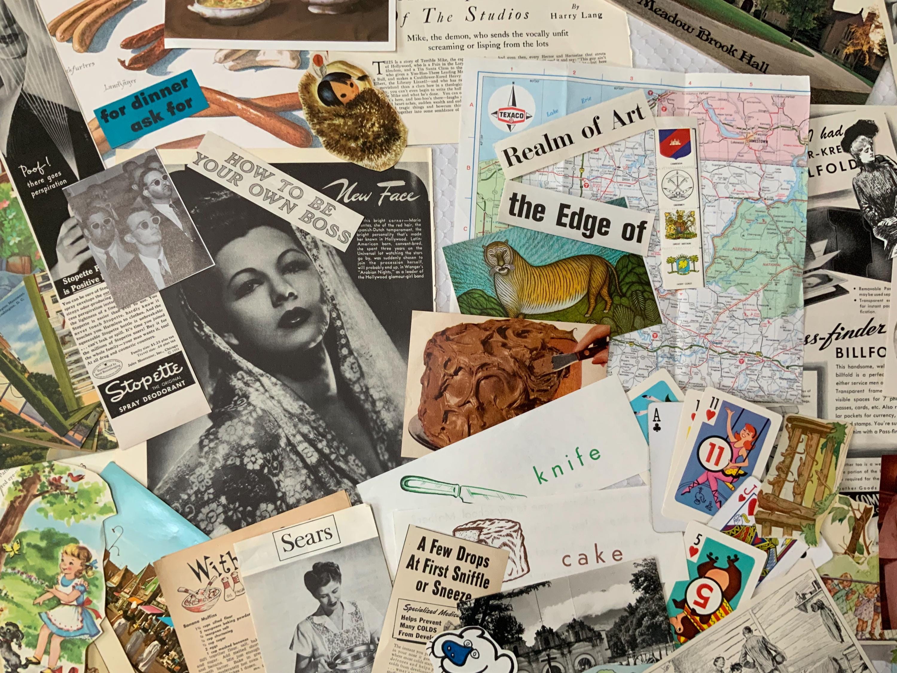 100+ Piece Vintage Authentic Ephemera Greeting Cards Postcards Music ...