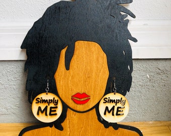 Simply Me Wooden Earrings