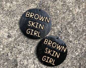 Brown Skin Girl Earrings