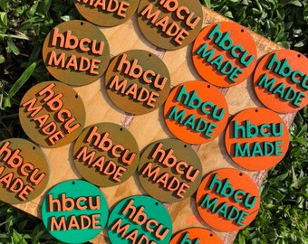 HBCU Made Wooden Earrings