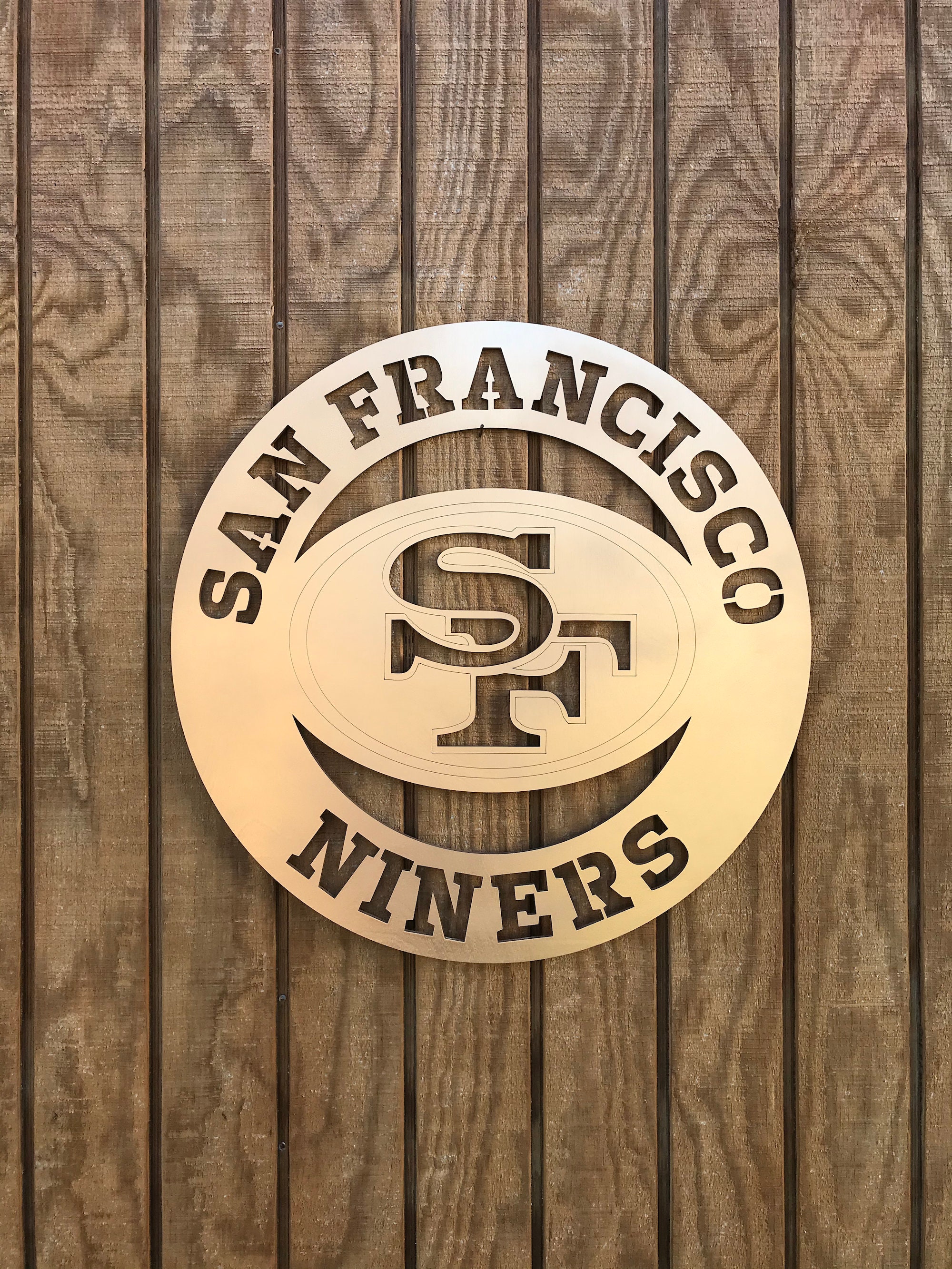 San Francisco 49ers Football NFL Custom Personalized Wood | Etsy