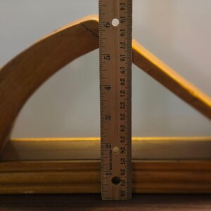 Vintage ShurEdge Self-Sharpening Wood & Glass Knife Rack | Wall Mount MCM Decor image 12