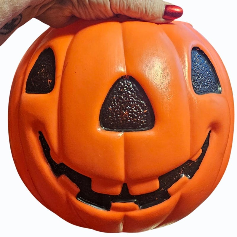 JAH Blow Mold Halloween House – New, Made In USA Holiday Decoration (Indoor/Outdoor, Red)