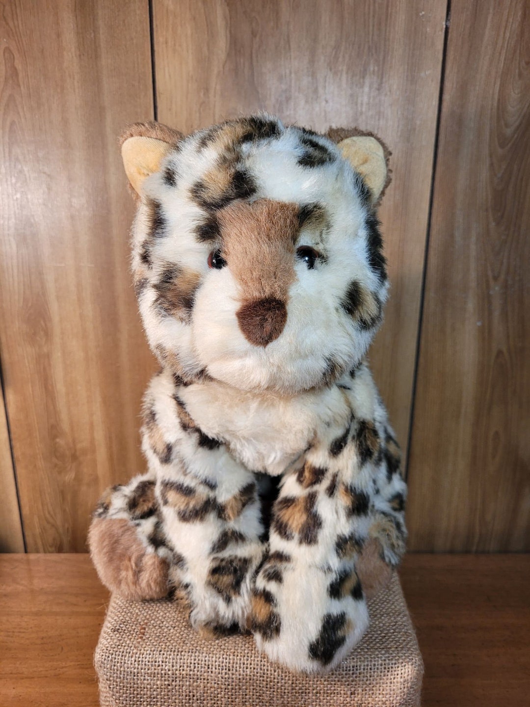 Vintage Plush GUND Spotted Cheetah Cub Stuffed Animal 1990 Small 14 Etsy