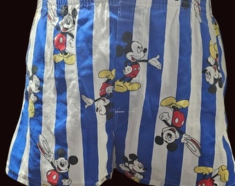 Hanes Mickey Mouse “It’s a Boxer” Vintage Men’s Boxer M 34-36 Walt Disney Co