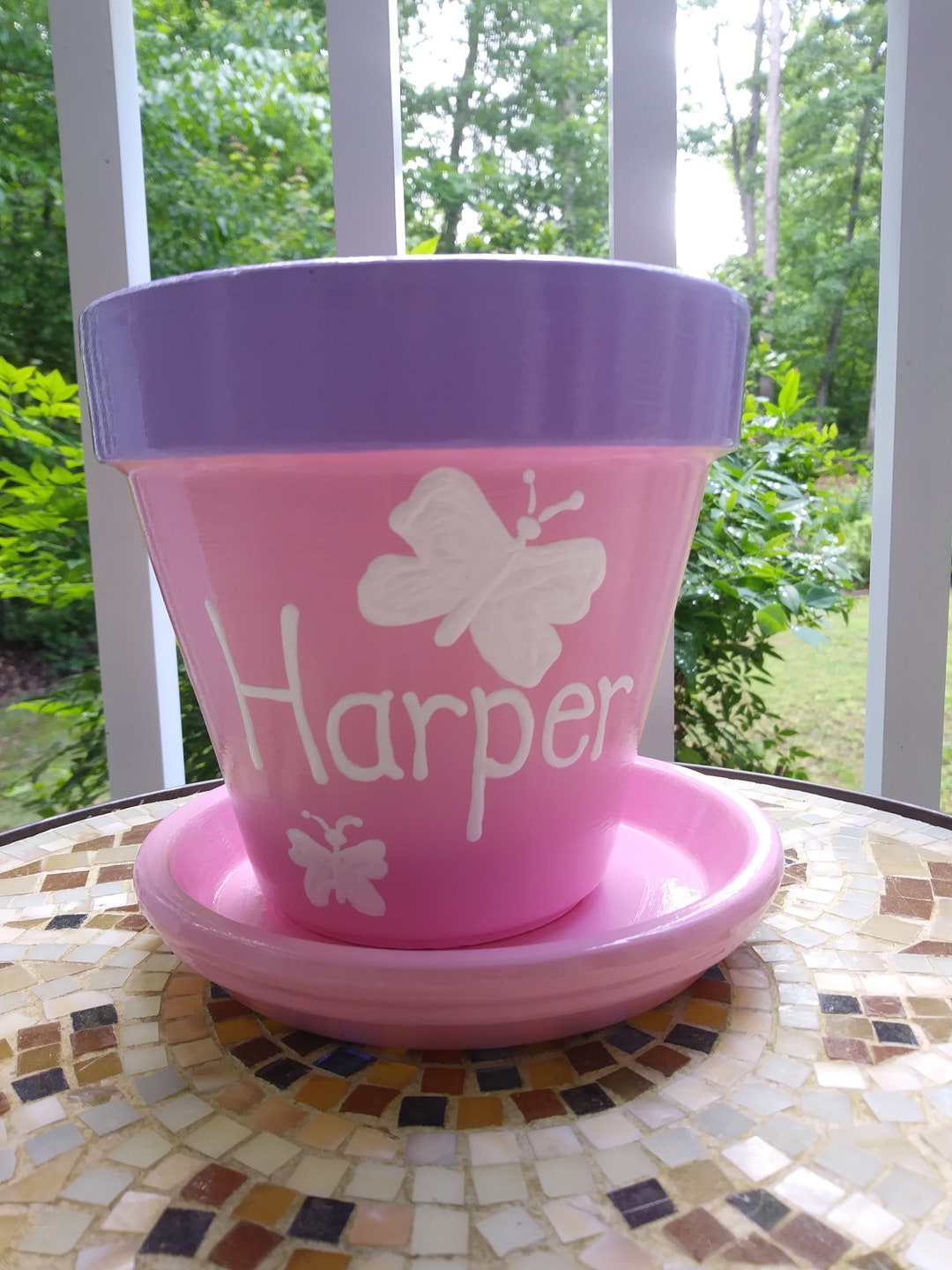 Custom Hand Painted Planter, Custom Painted Flower Pot Etsy